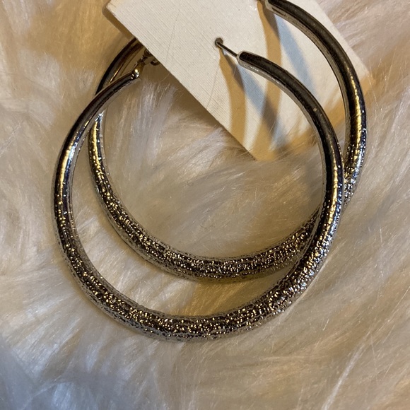 Silver hoops ***sold*** - Picture 2 of 5